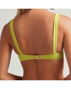 Haut de maillot de bain Balconette vert