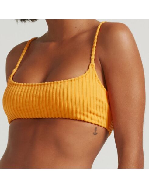 Haut de maillot de bain Soft Guateque orange