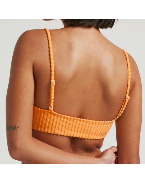 Haut de maillot de bain Soft Guateque orange