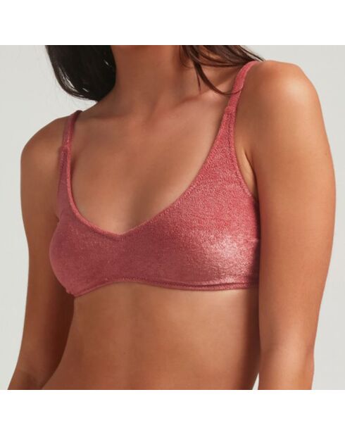 Haut de maillot de bain Vela rose