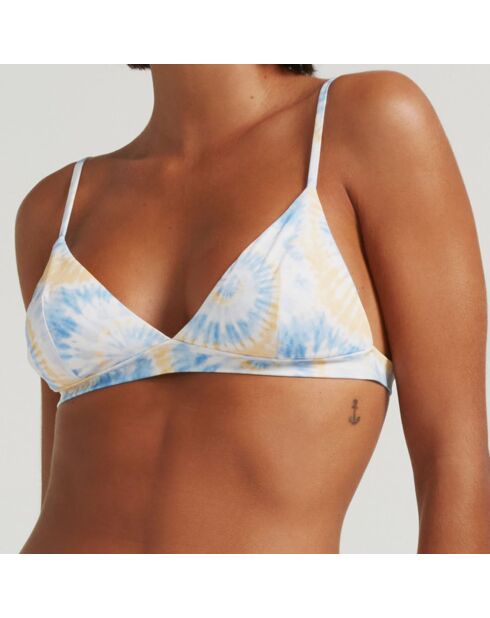 Haut de maillot de bain Vertigo tie and dye multicolore