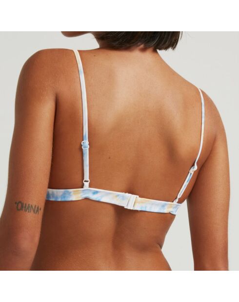 Haut de maillot de bain Vertigo tie and dye multicolore