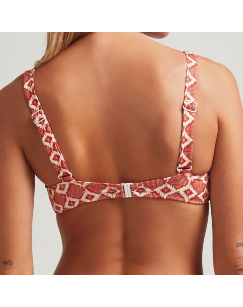 Haut de maillot de bain Vest Euforia marron
