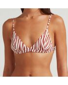 Haut de maillot de bain Zebra marron