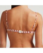 Haut de maillot de bain Zebra marron