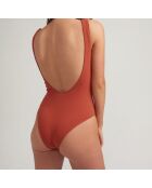 Maillot de bain 1 pièce Essentials rouge