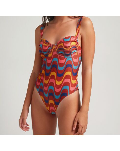Maillot de bain 1 pièce Riviera multicolore