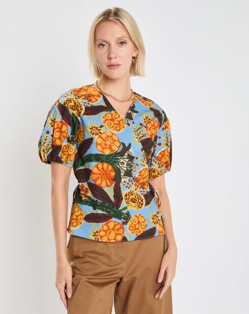 Chemise Argenta bleue