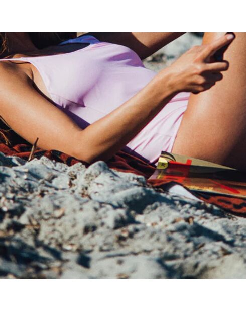 Rosafarbener einteiliger Badeanzug Romy