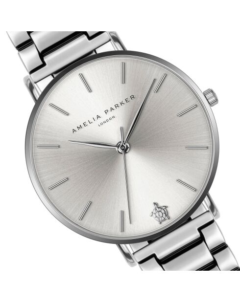 Montre Femme en Acier Capsule Grey argentée