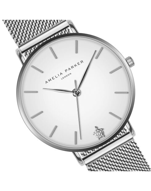 Montre Femme en Acier Pure argentée