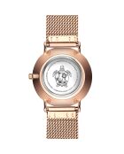 Montre Femme en Acier Rose Turtle rose doré