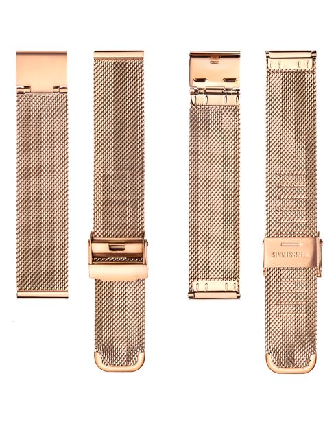 Montre Femme en Acier Rose Turtle rose doré