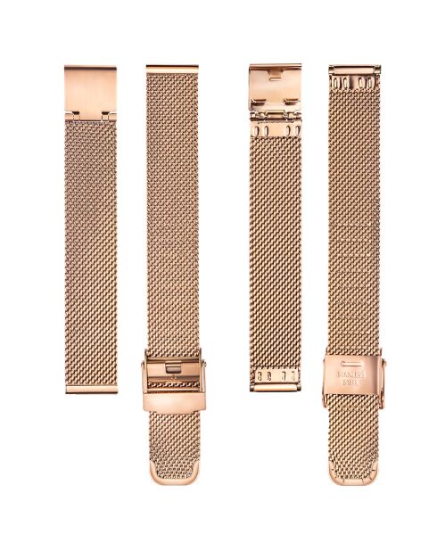 Montre Femme en Acier Petite rose doré