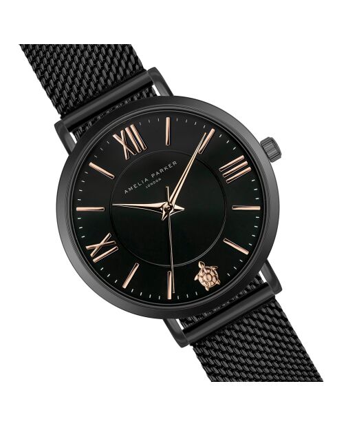 Montre Femme en Acier Petite noire