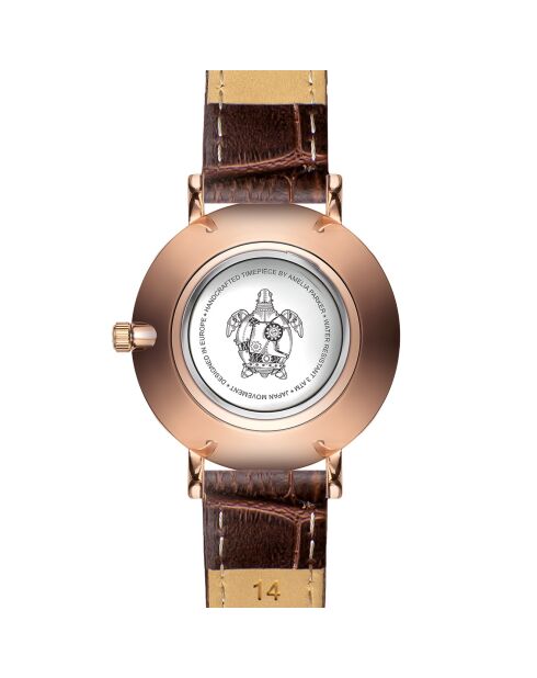 Montre Femme en Cuir Petite Classique marron