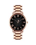 Montre Femme en Acier Grand rose doré
