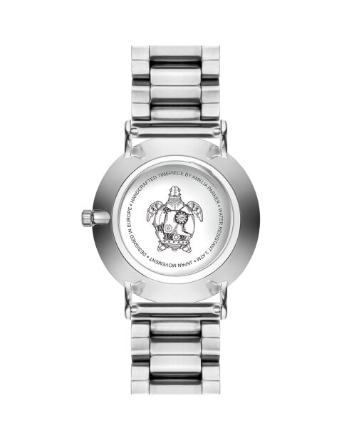 Montre Femme en Acier Grand argentée