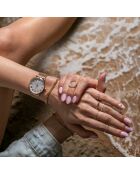 Montre Femme en Acier Classique rose doré