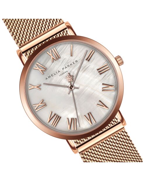 Montre Femme en Acier Classique rose doré