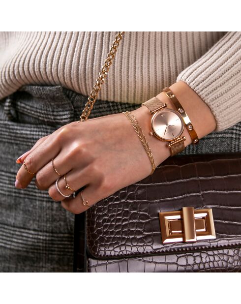 Montre Femme en Acier Gold Shore rose doré