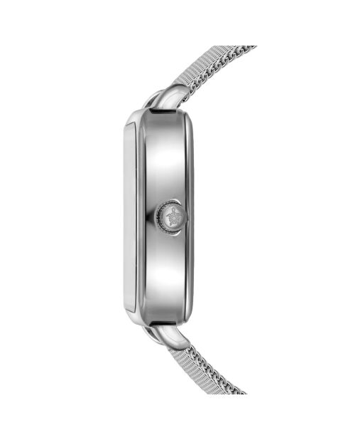 Montre Femme en Acier Plaza argentée