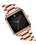 Montre Femme en Acier Night Plaza rose doré
