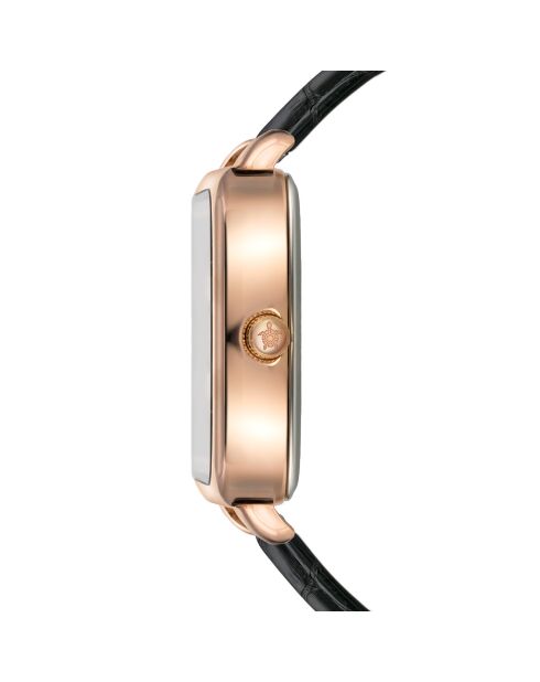 Montre Femme en Cuir Night Plaza noire