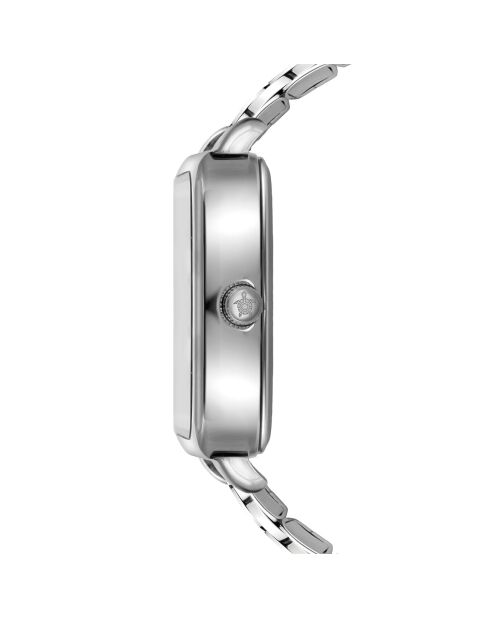 Montre Femme en Acier Night Voyage argentée