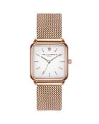 Montre Femme en Acier Bay rose doré