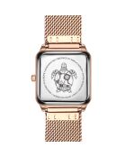 Montre Femme en Acier Bay rose doré