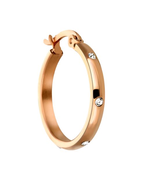 Boucles d'oreilles Sparkle rose doré