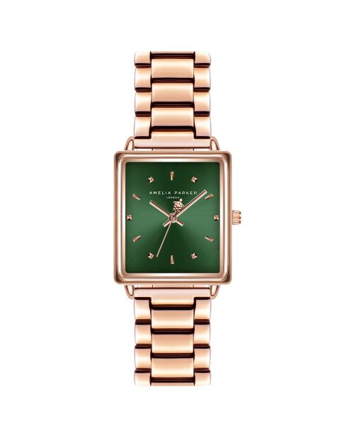 Montre Femme en Acier Joyful Journey  rose doré