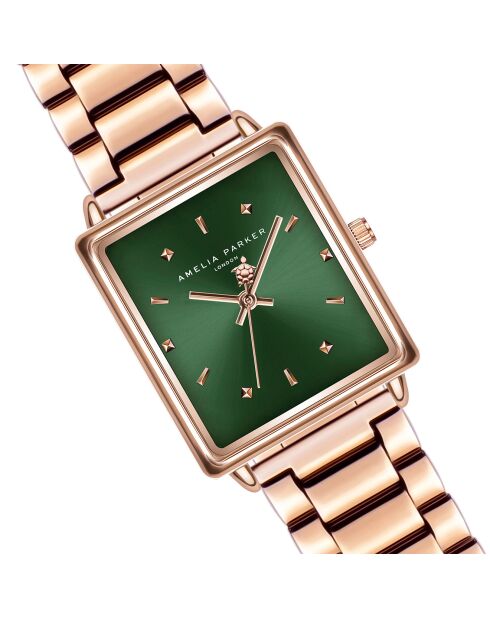 Montre Femme en Acier Joyful Journey  rose doré