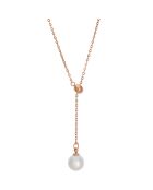 Collier Raindrop rose doré