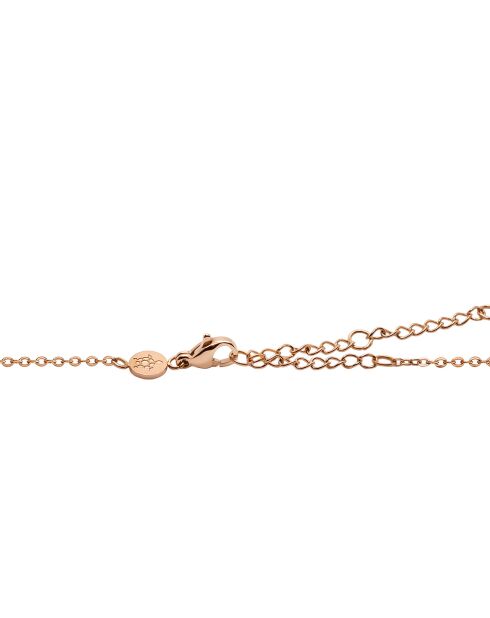 Collier Raindrop rose doré