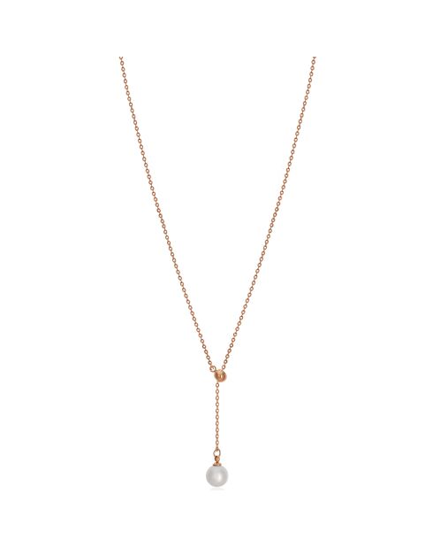 Collier Raindrop rose doré