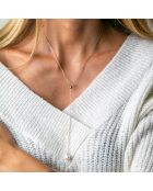 Collier Raindrop rose doré