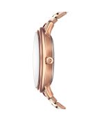 Montre Femme en Acier & Diamants Monroe rose doré