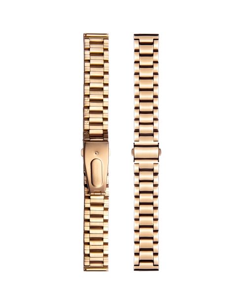 Montre Femme en Acier & Diamants Monroe rose doré