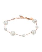 Bracelet Noelle Pearl rose doré