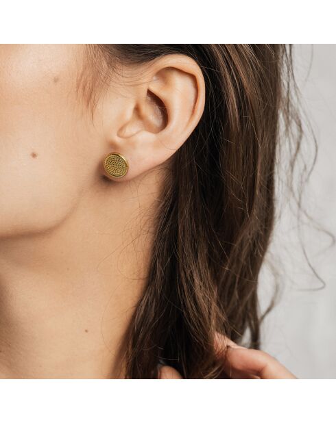 Boucles d'oreilles Danielle  dorées