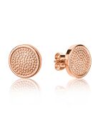 Boucles d'oreilles Danielle  rose doré