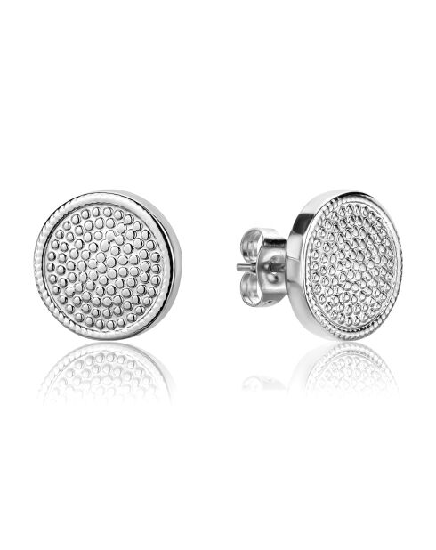 Boucles d'oreilles Danielle  argentées