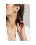 Boucles d'oreilles Danielle  argentées