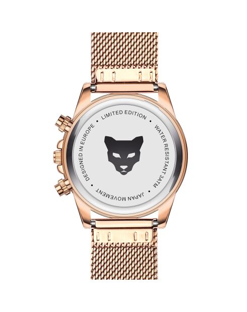 Montre Femme en Acier Valencia  rose doré