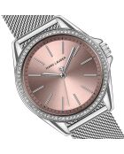 Montre Femme en Acier St. Tropez argentée