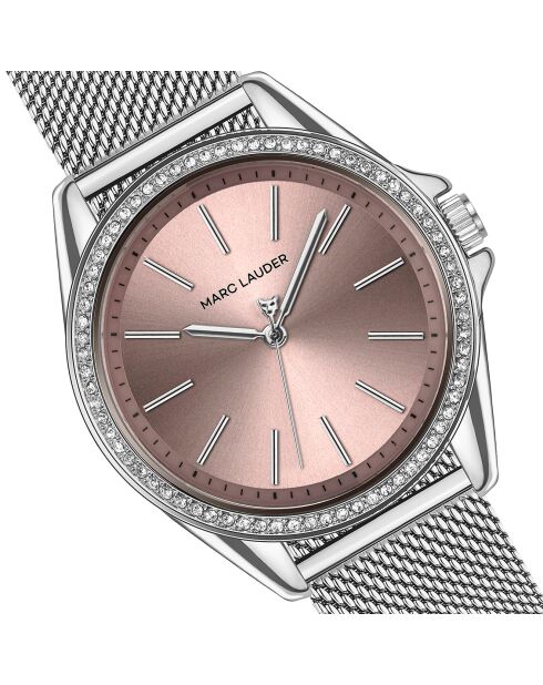 Montre Femme en Acier St. Tropez argentée