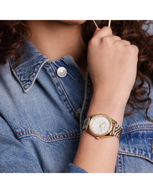 Montre Femme en Acier Tirana doré/argenté