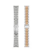 Lucerne roségoud/zilver stalen dameshorloge